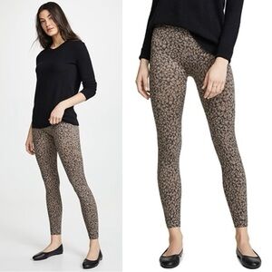 Spanx Look At Me Now Leggings in Mini Leopard Size XL Full Length Shape Wear